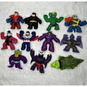 Heroes of Goo Jit Zu Goo Shifters Bundle Lot Of 11 Alligator Batman Spiderman